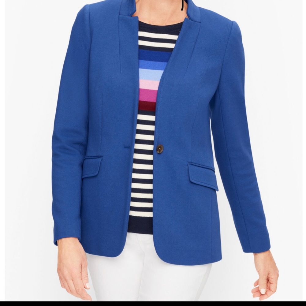 Talbots twill blazer